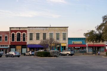 A scenic landscape in Lampasas, Texas.