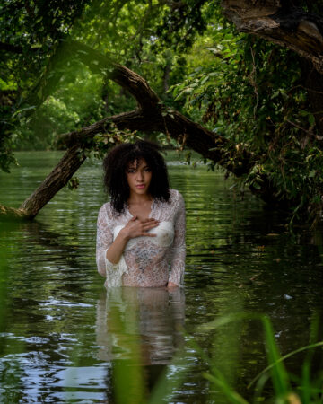 Portrait of Lina at Pillsbury Crossing nature area